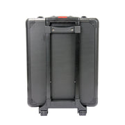 Mobile contenitore con 4 cassetti e ruote per attrezzi; in plastica nera; per garage; officina e casa