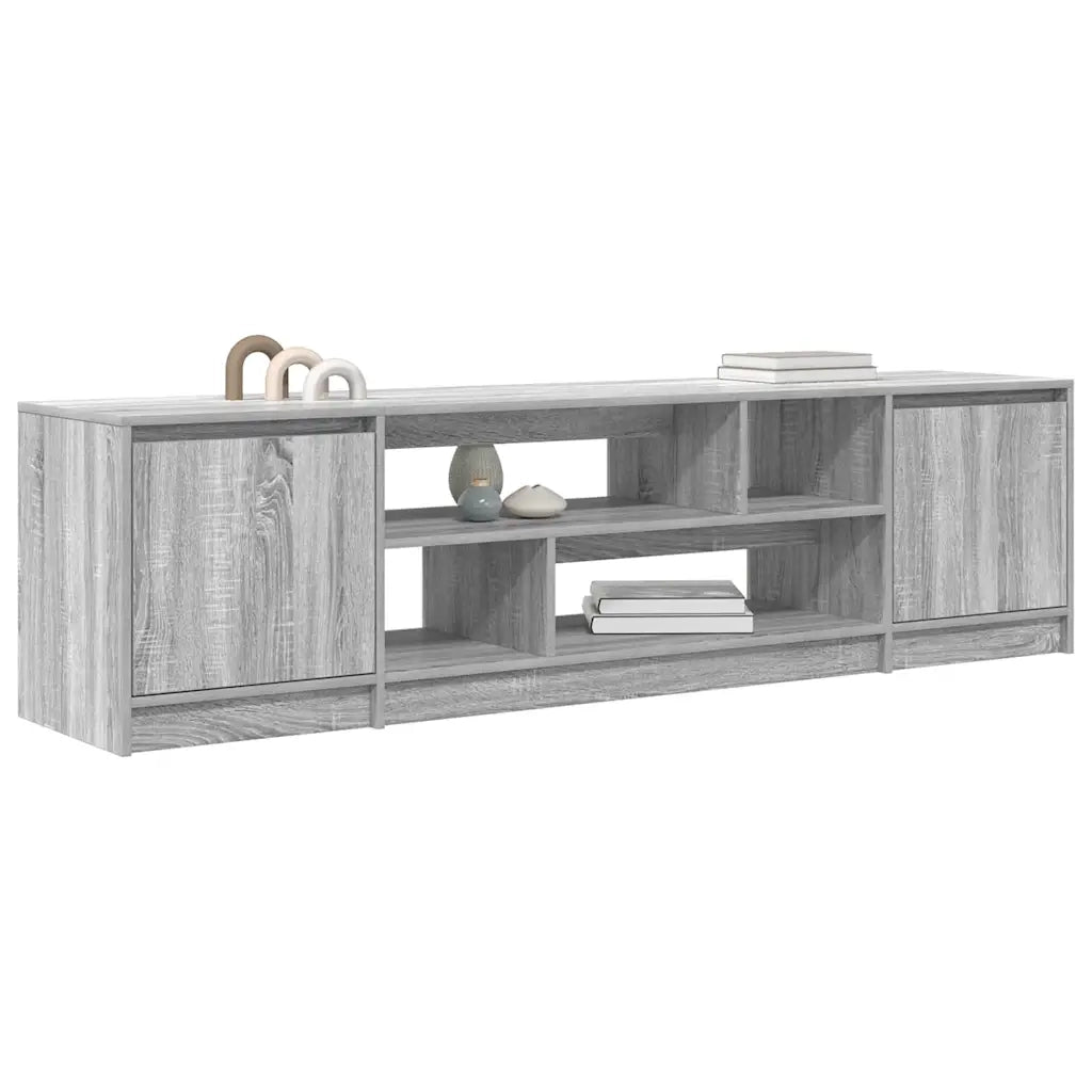Mobile Porta TV Grigio Sonoma 188,5x41x50 cm Legno Multistrato 3328422