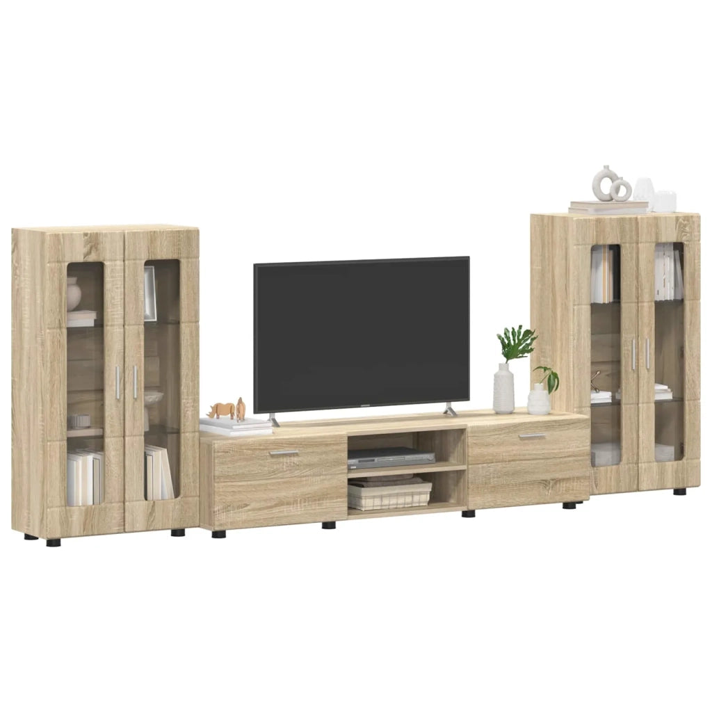 Set mobile TV FLORIN 3 pcs Rovere Sonoma Legno multistrato 3397936