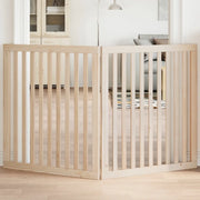 vidaXL Cancello per Cani Pieghevole 2 Pannelli 160 cm Legno di Pioppo