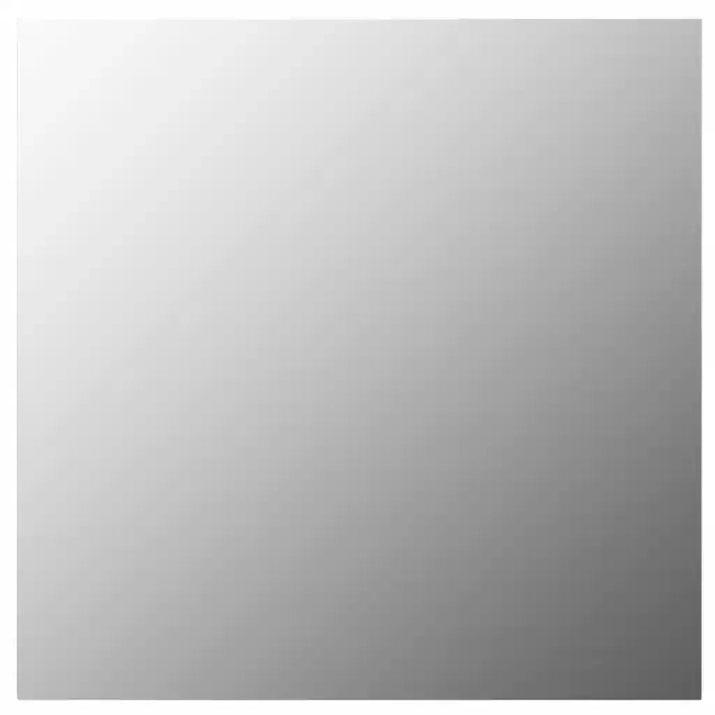 Specchio da Parete 60x60 cm Quadrato in Vetro