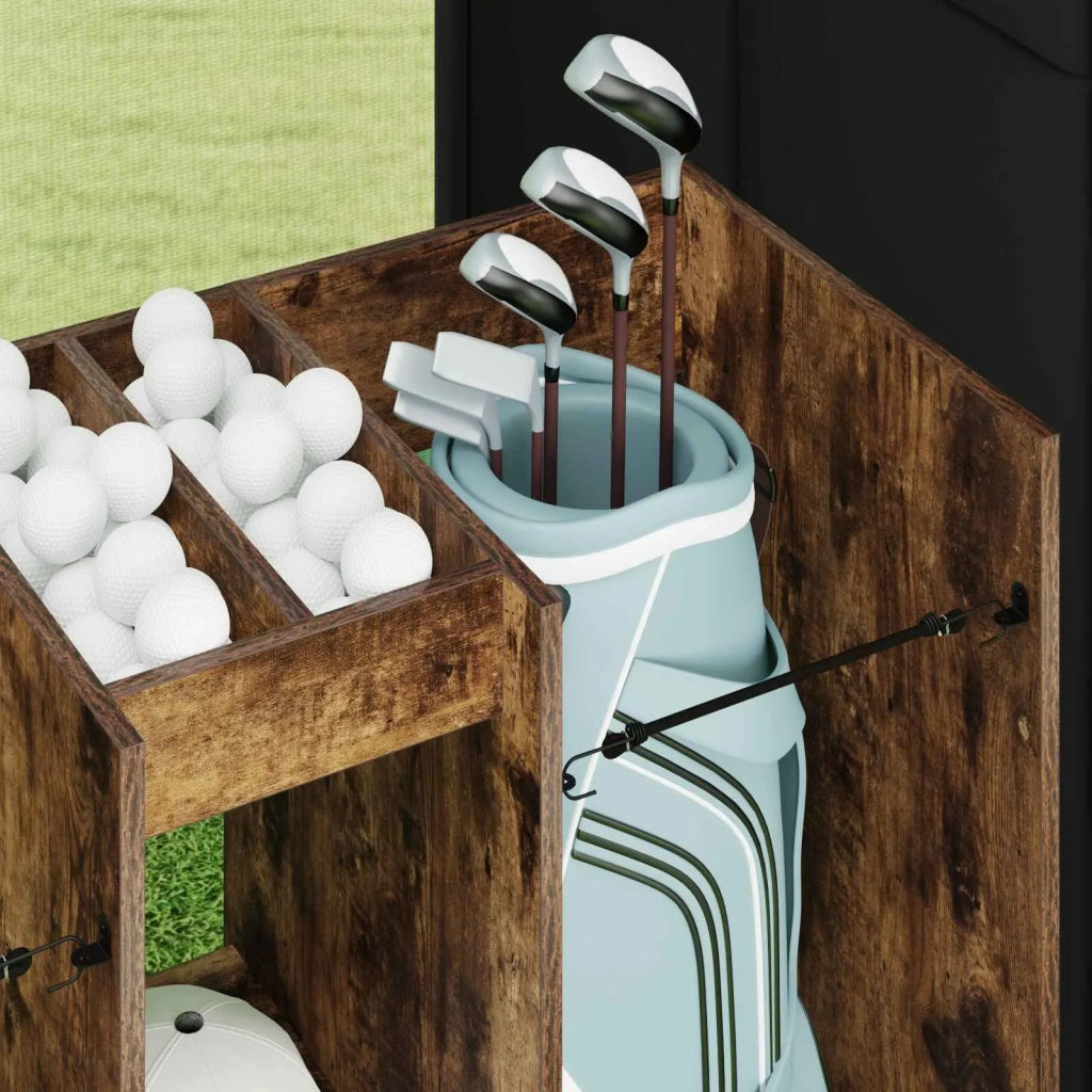 Armadio per Golf Tinta unita Rovere fumé 102 x 45 x 85,5 cm 899459