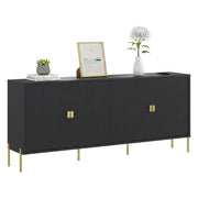 Madia Viale, Credenza Cassetti, 203x49x83h cm Nero