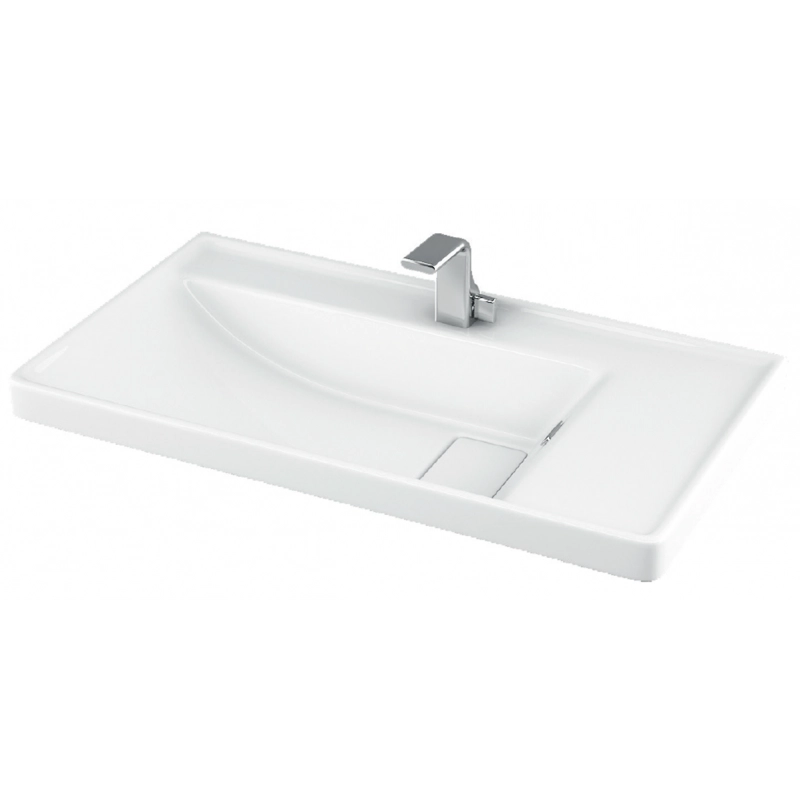 Lavabo sospeso QUATTRO rettangolare 80x45x19 cm