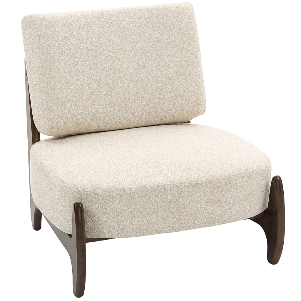 Poltrona relax in velluto ¨C zephmum ¨C 72x73.5x81 cm crema