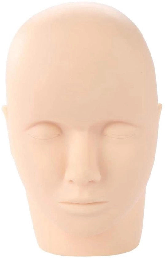 Manichino con Alta Simulazione - Ospite per Capelli - Silicone - Facile da Pulire - Adatto per il Trucco e la Massaggio - Riciclabile