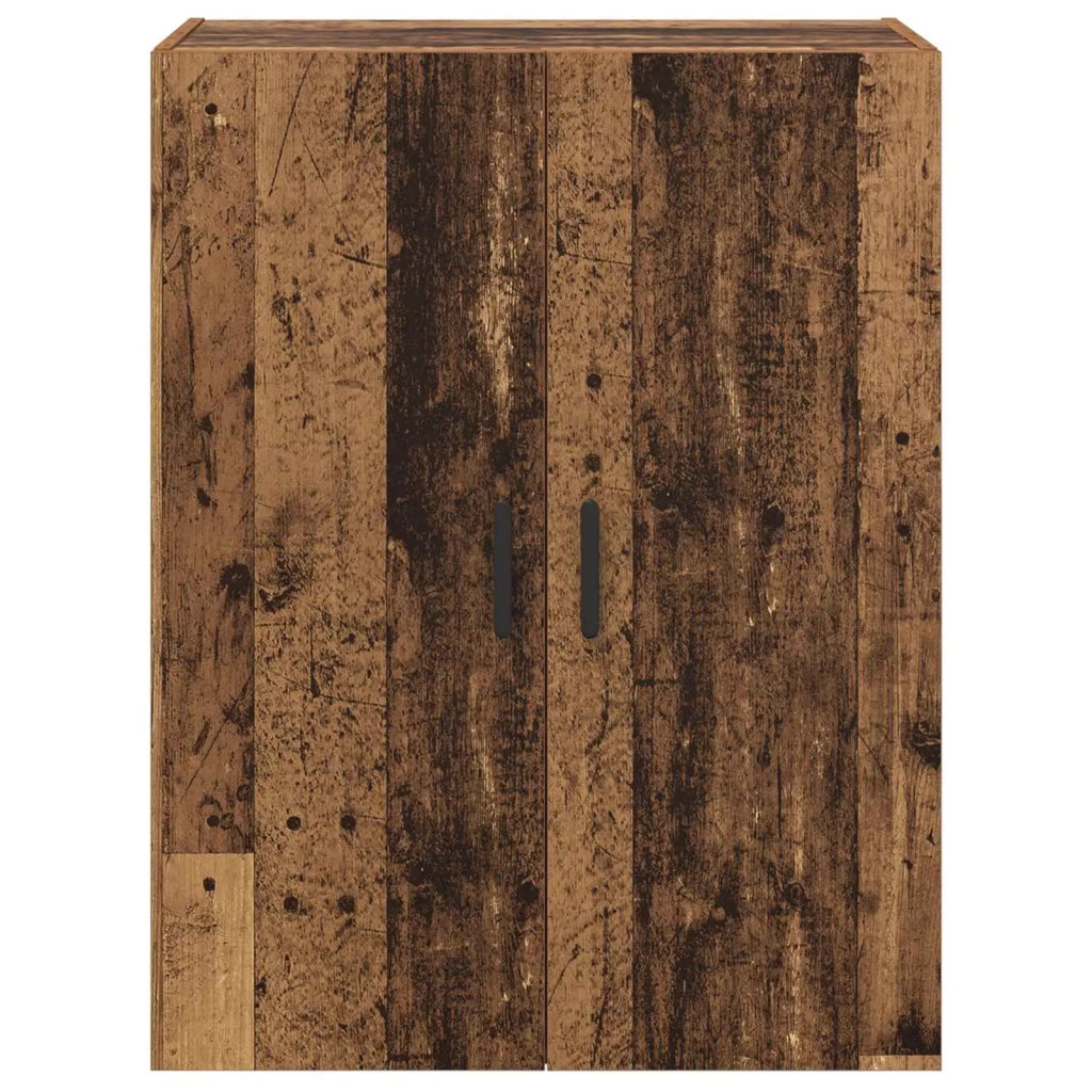 Mobiletto a muro 2 pcs Legno vecchio 69,5 x 34 x 90 cm 3394530