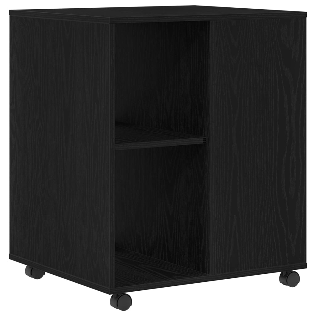 Armadio di Stoccaggio  Rovere Nero 60x53x72,5 cm Legno Ingegnerizzato