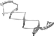 Sostegno estensibile - versatile e spazievitore - 1 pezzo - argento - acciaio inossidabile - 18 a 42 cm
