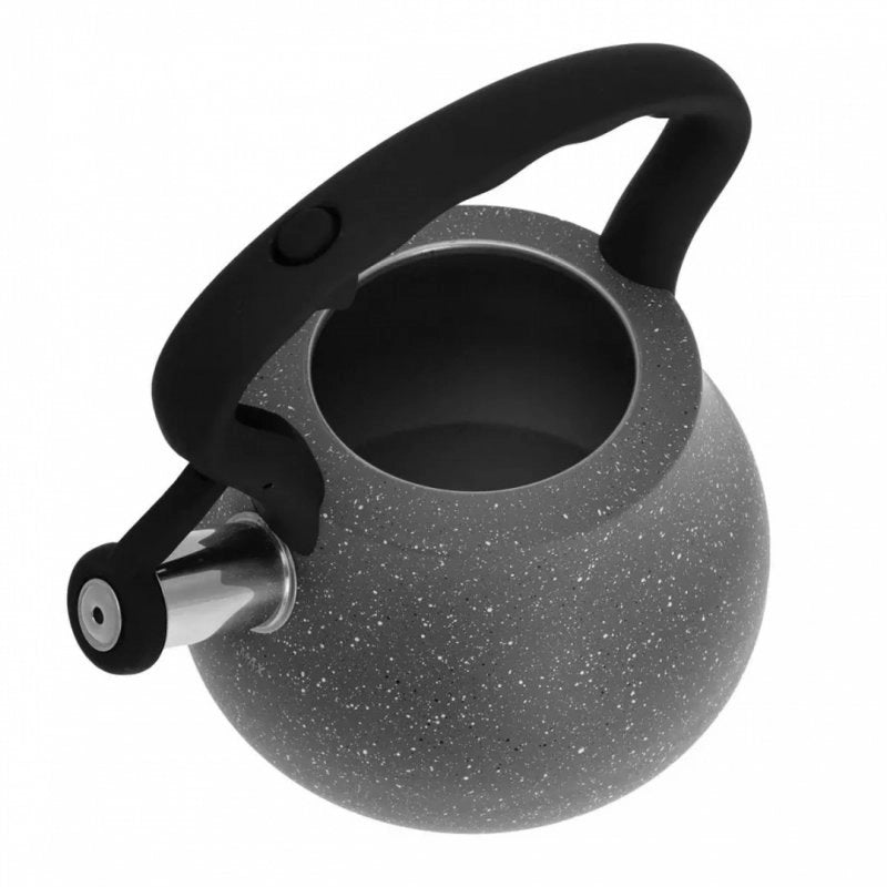 Klausberg KB-7447 Bollitore con fischietto grigio marmo 2,7 l in acciaio inossidabile