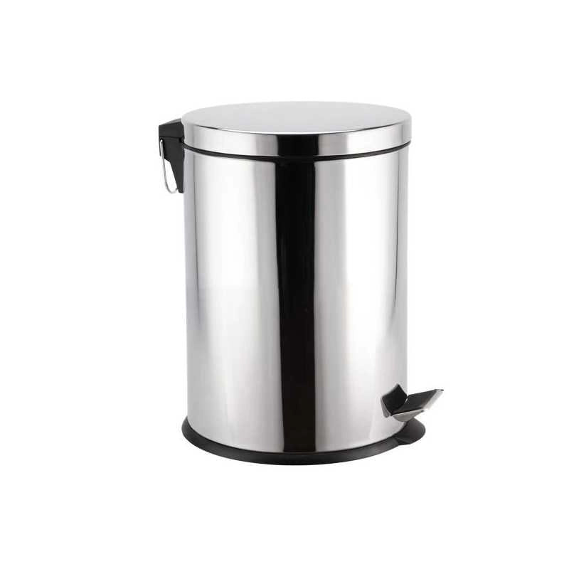 Pattumiera Pedale Inox L 12 Ladydoc 05458