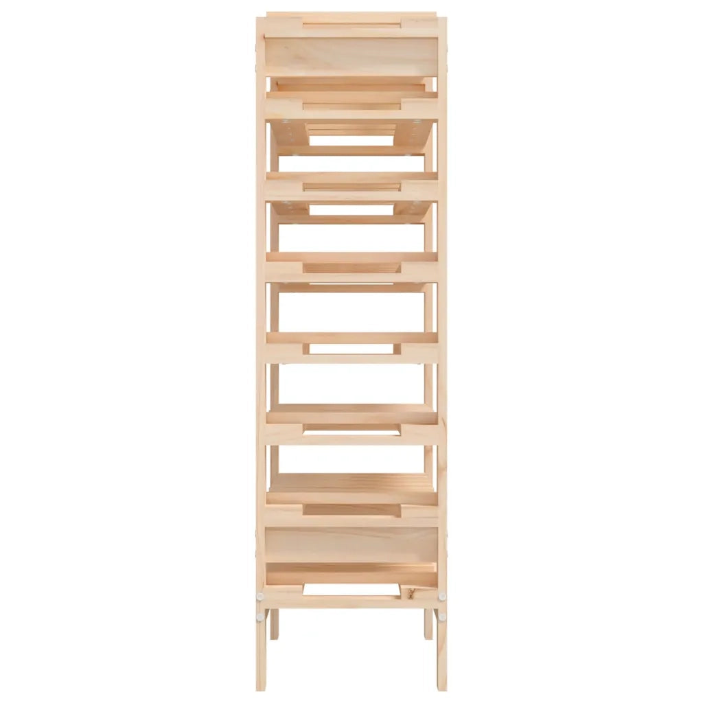 Portavini 61,5x30x107,5 cm in Legno Massello di Pino 822541