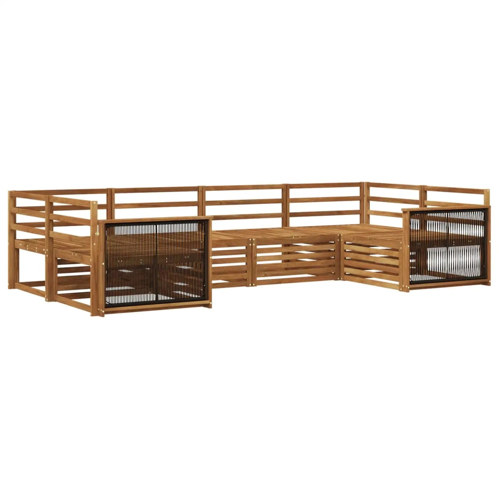 Set di divani da esterno 6 pcs Naturale 3383772