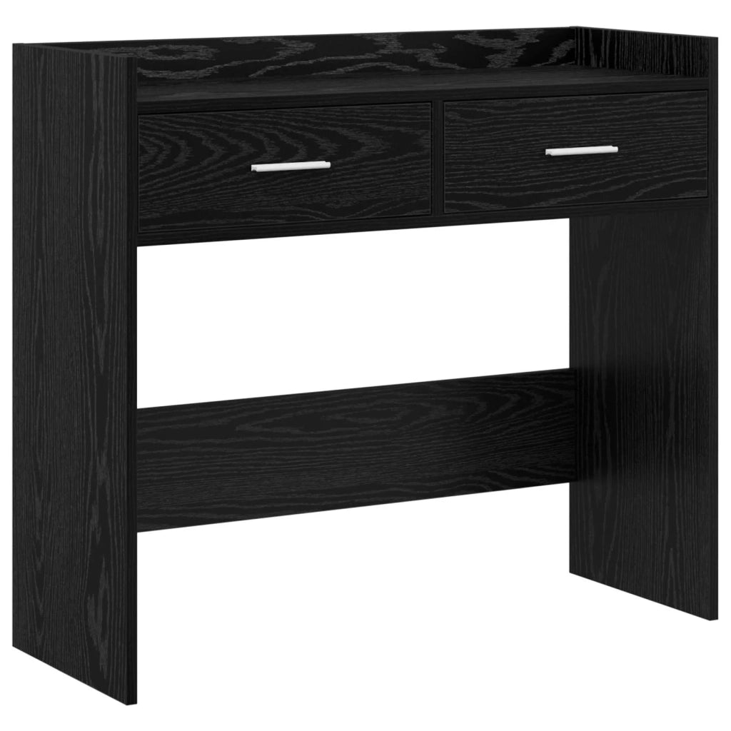 Tavolo consolle Rovere Nero 90 x 35 x 80 cm 8011300