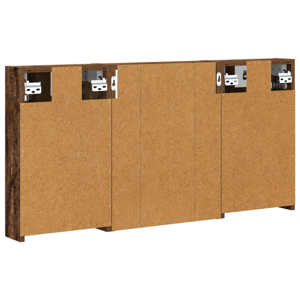Set di Armadi da Bagno | Armadio da bagno con lo scaffale 3 pz 100 x 10,5 x 50 cm
