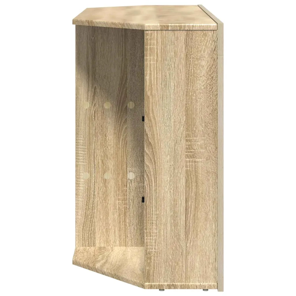 Mobile TV LED Angolare Rovere Sonoma 100x40x68cm 889787
