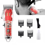 Trade Shop - Taglia Capelli Professionale Tagliacapelli Regola Barba Rasoio Elettrico Qlf63 -