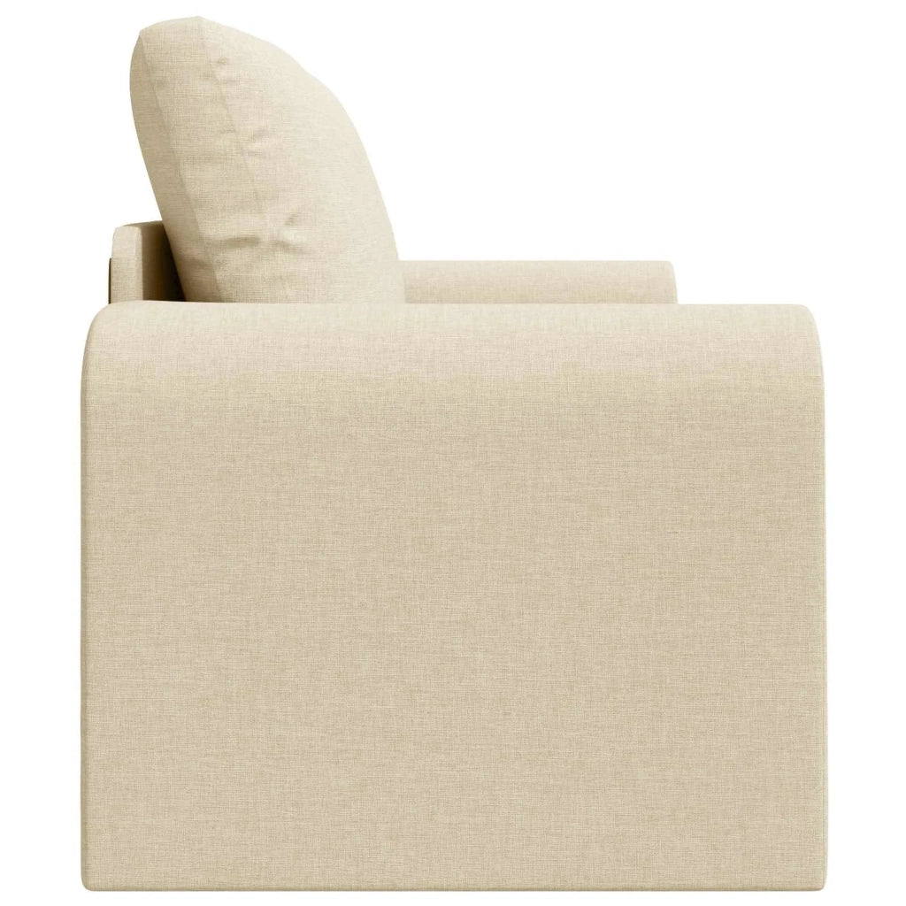 Divano letto 60cm Crema Tessuto 4106679