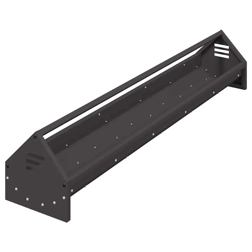 Mangiatoia per polli Nero 108 x 20,5 x 20 cm CFW5760219