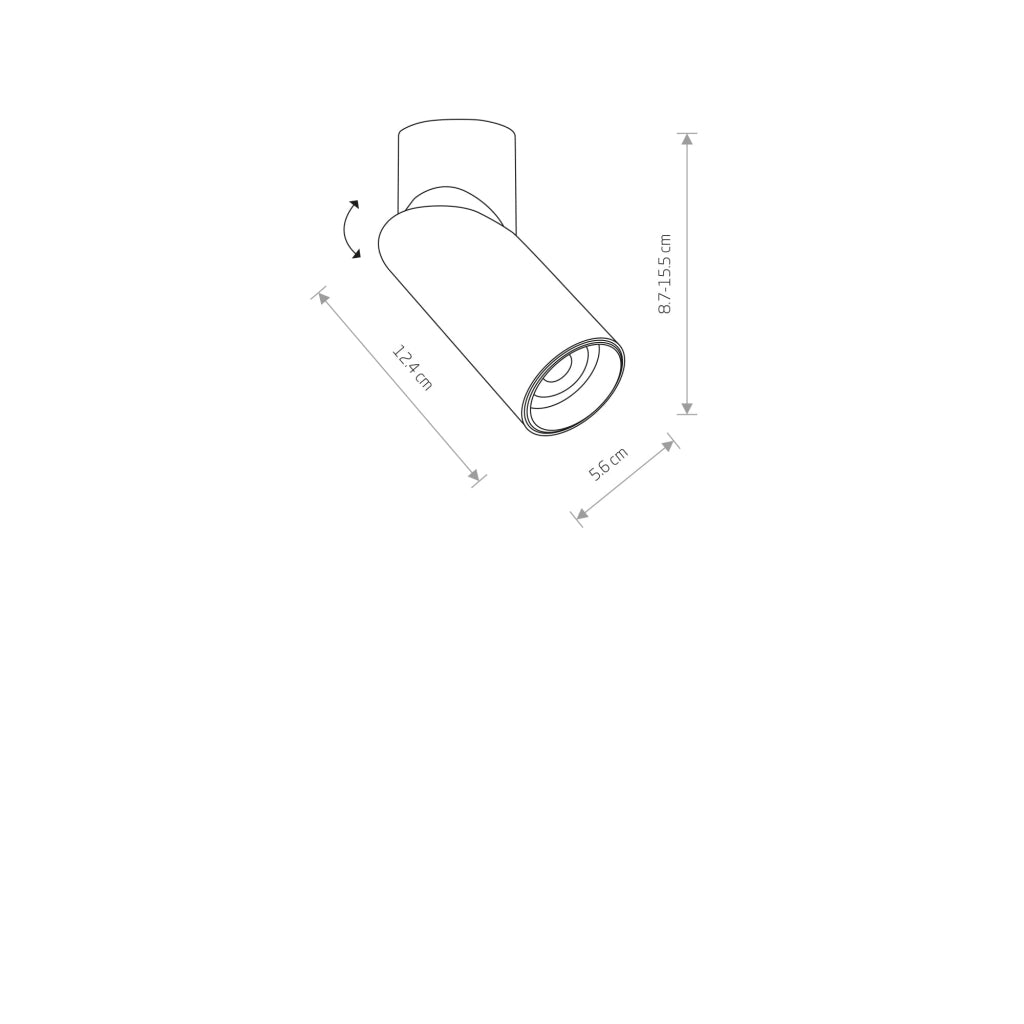 Faretto da soffitto Nowodvorski INDIA 7858 GU10 bianco