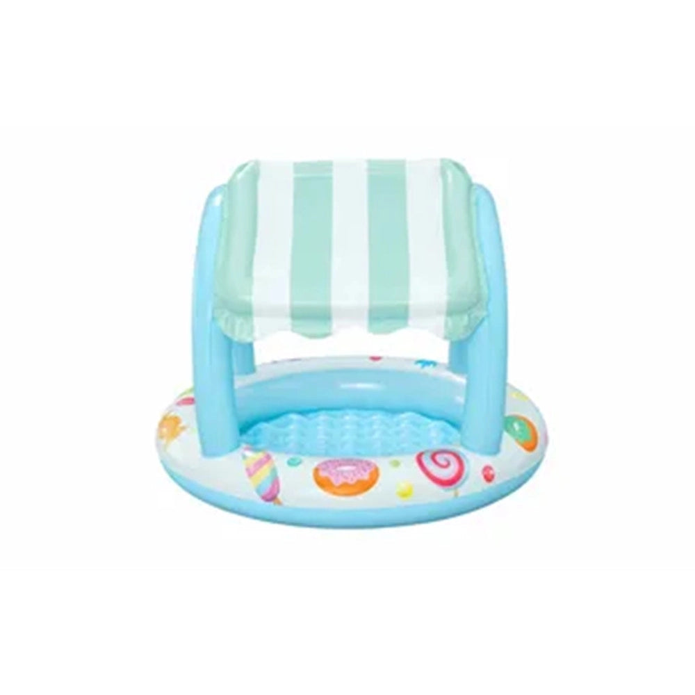 Trade Shop - Piscina Sweet Shoppe Con Fondo Gonfiabile Copertura Per Bambini +2 Anni 104x84cm 52638 -