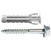 Fischer tassello universale in nylon SX Plus 10x50 BM K, espansione a 4 settori, con vite, 8 pezzi