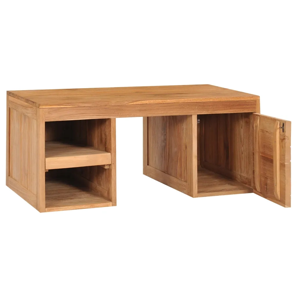 Tavolino da CaffÃ¨ 90x50x40 cm in Legno Massello di Teak cod mxl 21077