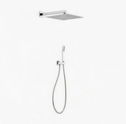 Set doccia completo di soffione quadrato 30x30 cm e set doccetta KZ-1004-2 MUMBAI - Cromato Lucido