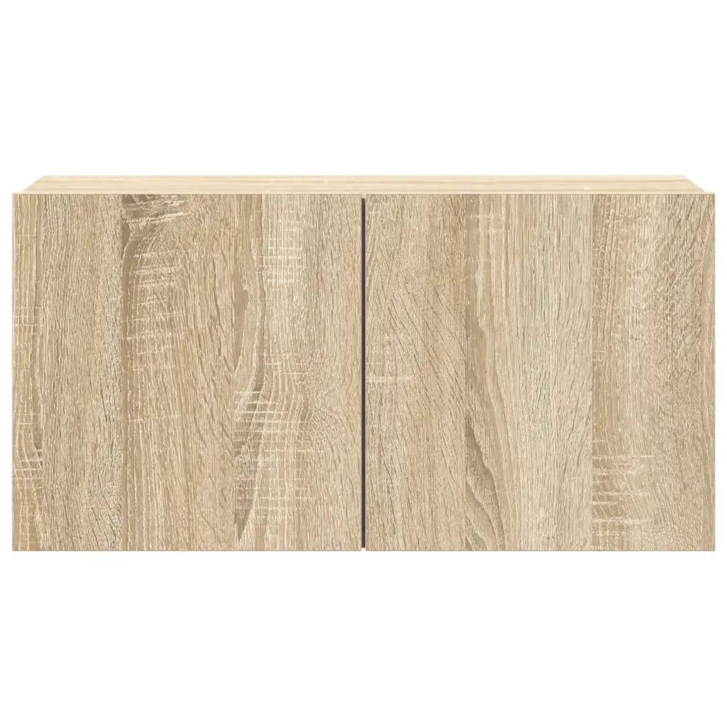 Set di Mobili Porta TV 4 pz-Credenza per TV Rovere Sonoma in Legno Multistrato 505571