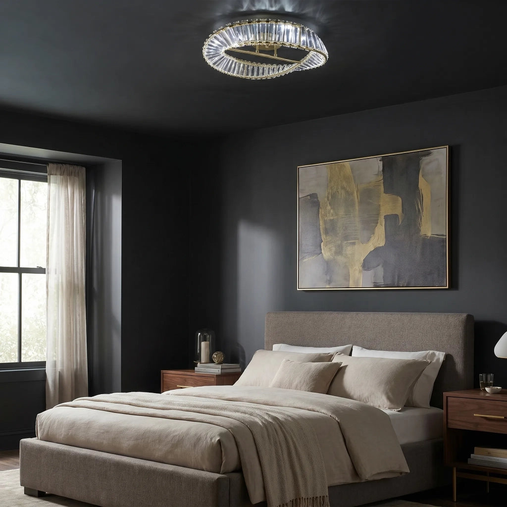 Lampada Da Soffitto Led Swe095-c 50cm Gold