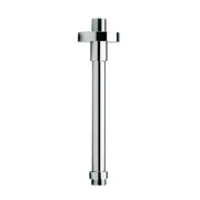 Braccio doccia verticale in ottone cromato 10cm design tondo