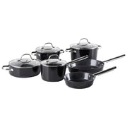 Set da cucina 10 pezzi e dimensioni con rivestimento in ceramica antiaderente in alluminio rosa