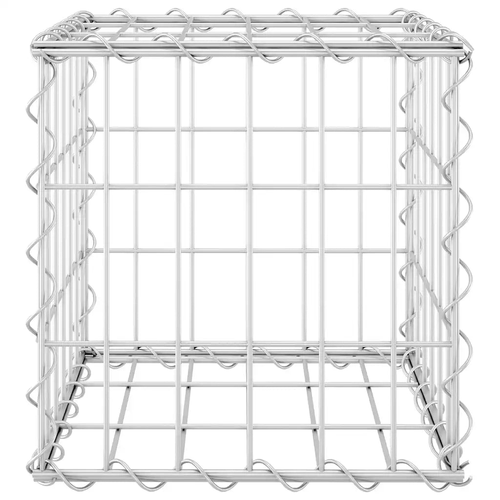 Gabbione Letto Rialzato a Cubo in Filo di Acciaio 30x30x30 cm cod mxl 39865