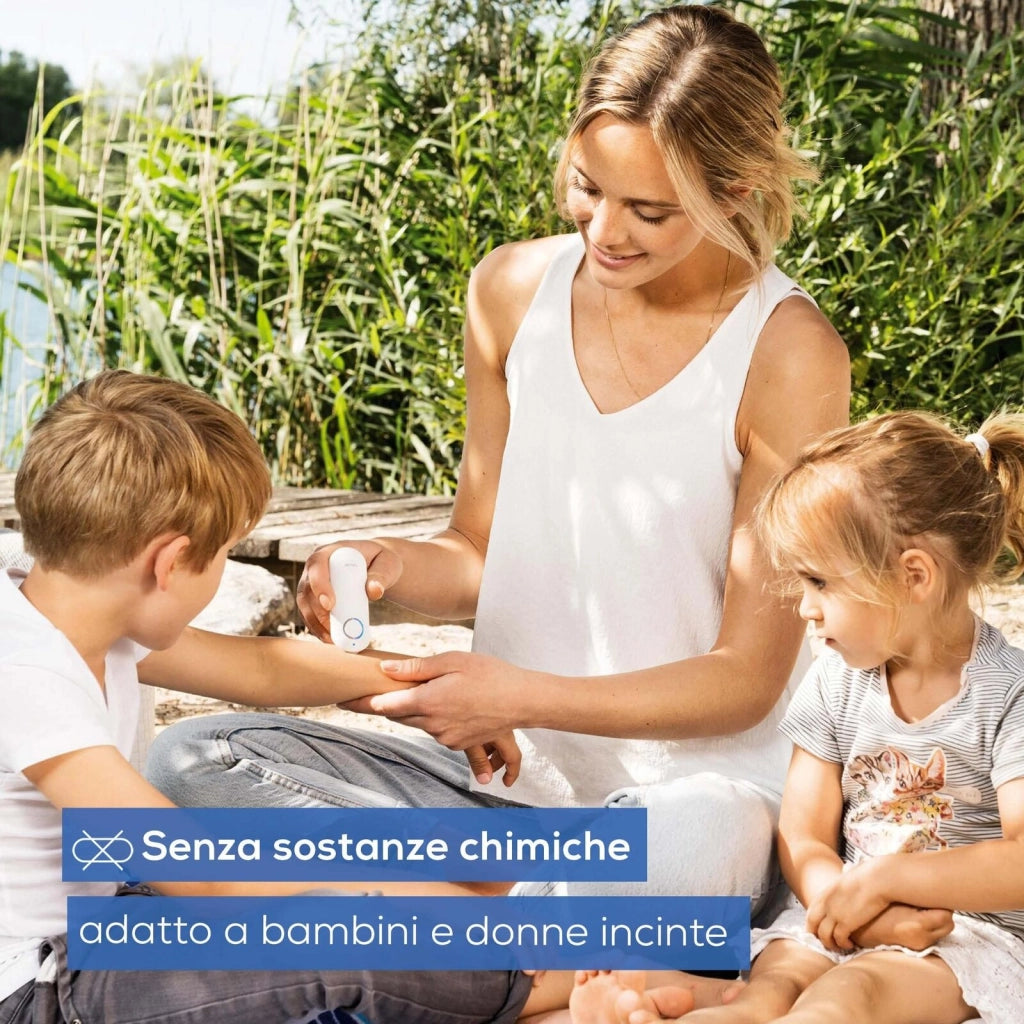 Beurer BR 10 - Dispositivo per punture d'insetto, con piastra in ceramica riscaldante, programma rapido da 3 s e alimentazione a batterie, colore Bianco
