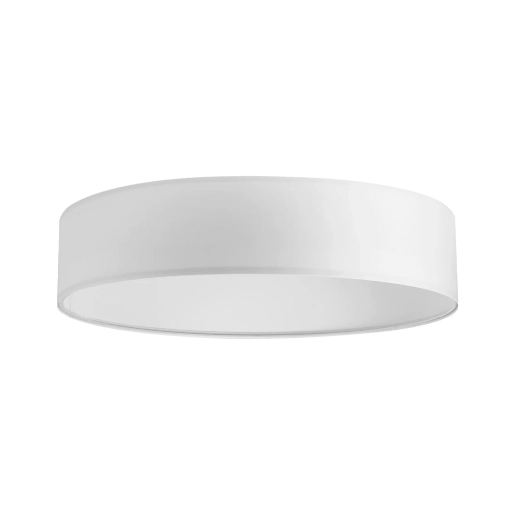 Paralume Cilindro Set Finitura Bianco D90 H18 Cm Ideal Lux