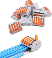 Set di 20 clip per lampadario elettrico a vite - connettori per cavi fissi da 4 mm² - 5 conduttori
