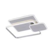 Trade Shop - Plafoniera A 3 Quadrati A Led A Tripla Colorazione Di Luce 48 W Ultra Moderno C31-3c -