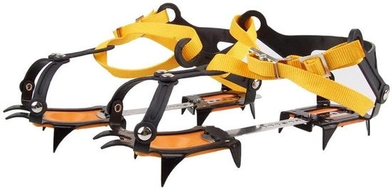 Stecchi per Scarpe da Trekking - 10 Denti - Stecchi per Scarpe da Montagna - in Acciaio Inossidabile - Flessibili - Eccellente Trazione - Ghiaccio - 10 Denti