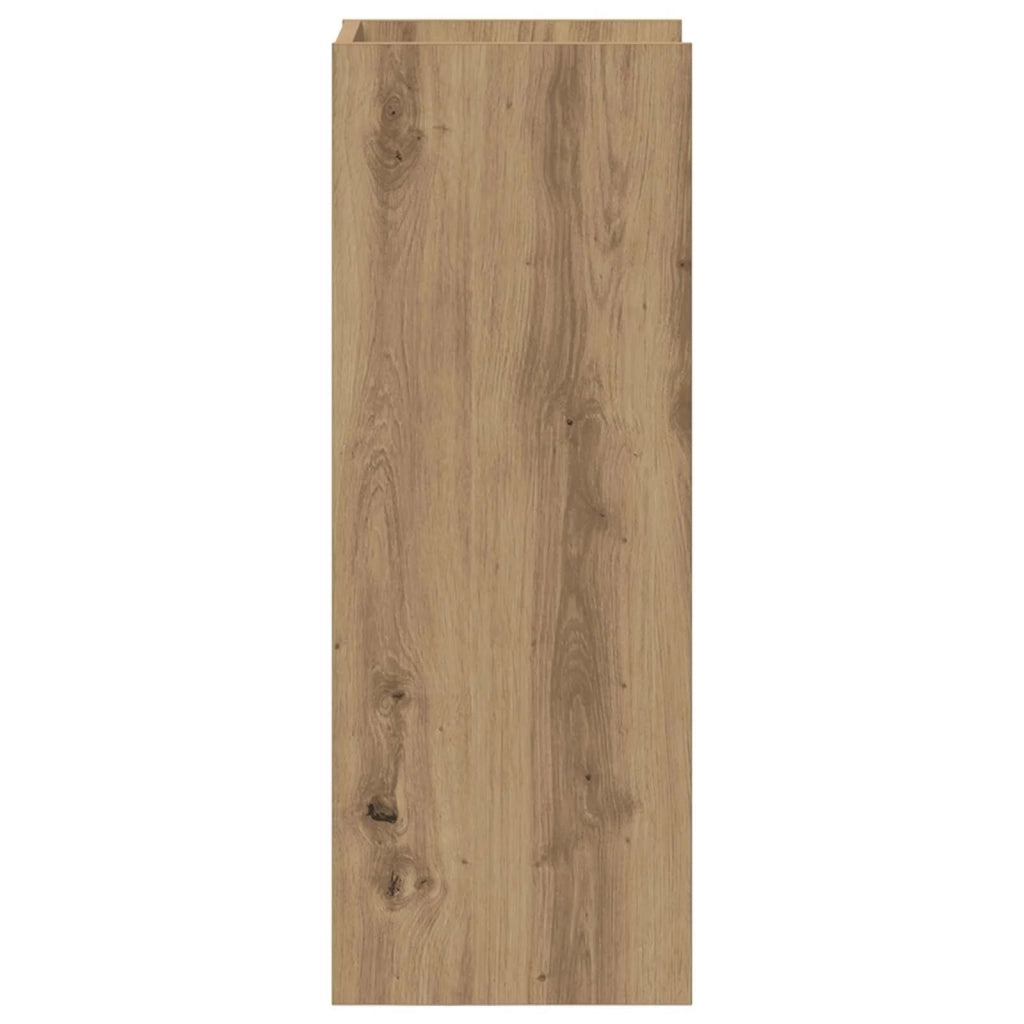 Supporto per piante 2 pz Rovere Artigianale 30 x 30 x 80 cm 899593