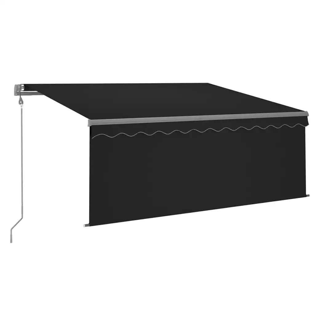 Tenda Automatica Parasole LED Sensore Vento 3,5x2,5cm Antracite cod mxl 43811
