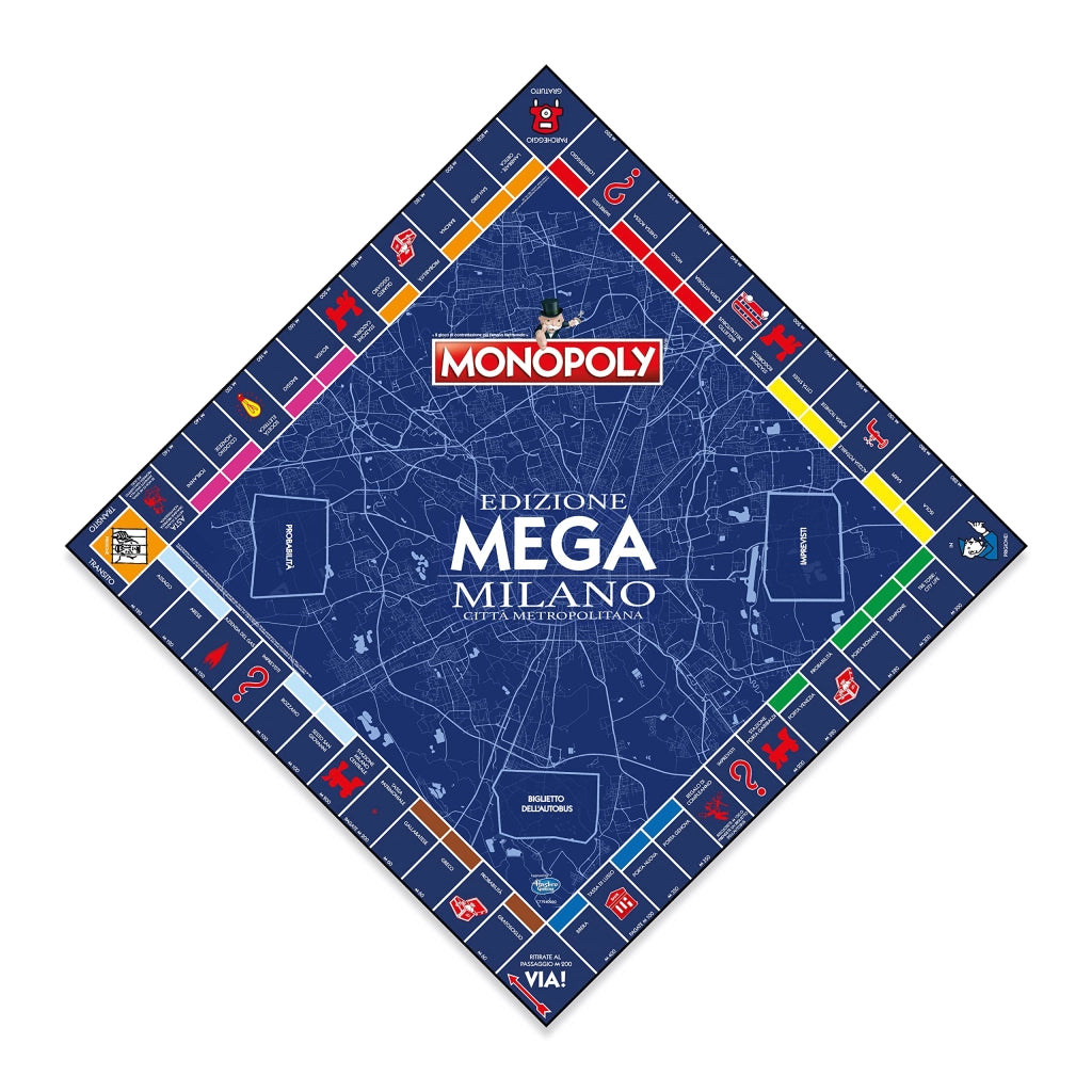 Monopoly: Winning Moves - Edizione Mega Milano Citta' Metropolitana