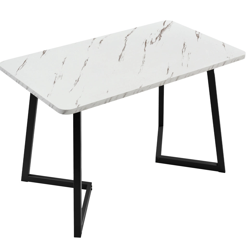 Set tavolo e sedie 117x68 cm; moderno; MDF; grigio