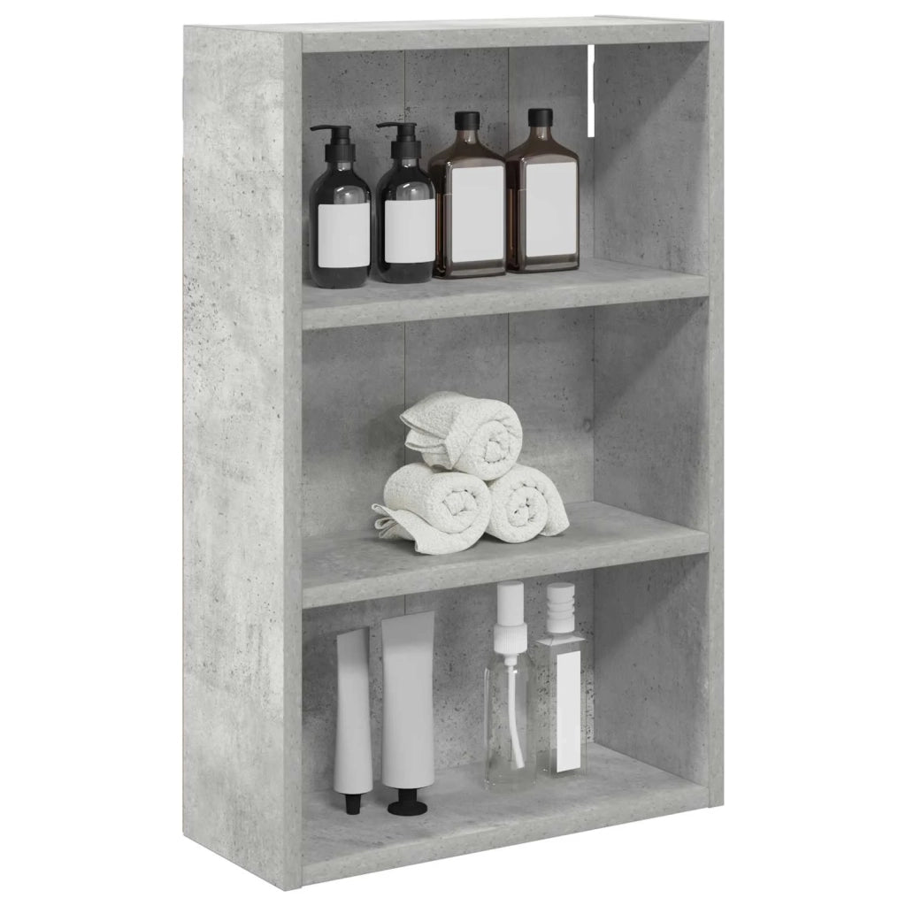 Armadio da bagno a muro Grigio Cemento 40 x 16 x 62,5 cm 889370