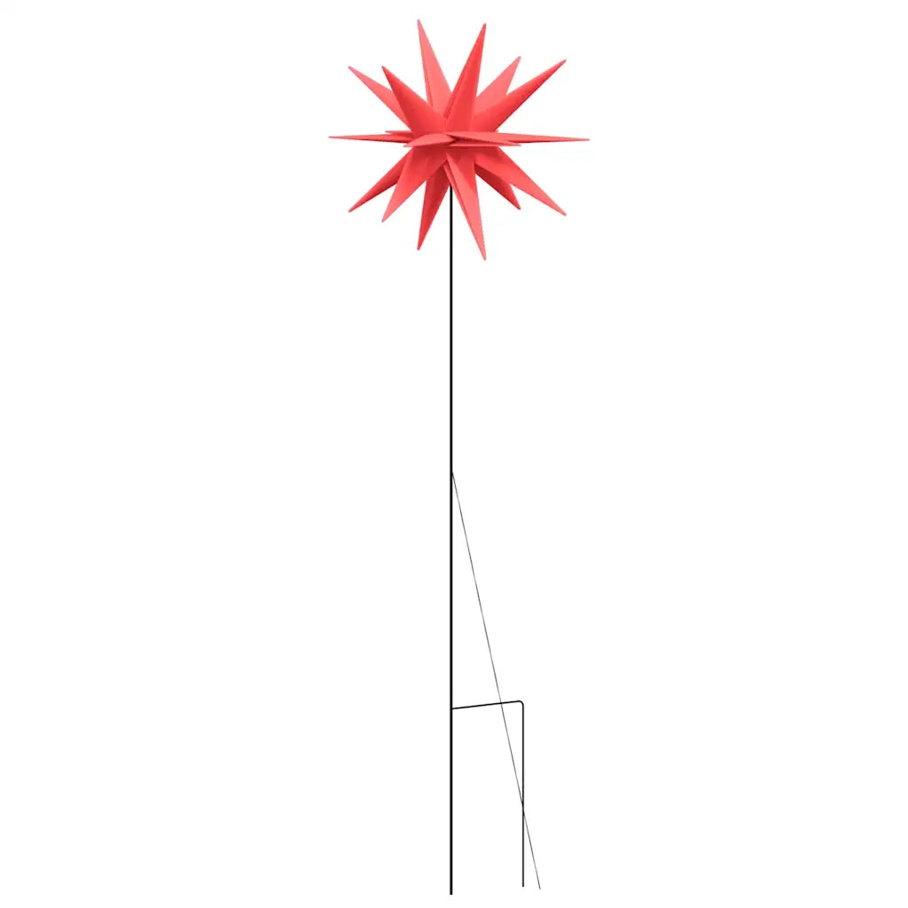 Luci di Natale con Picchi e LED 3 pz Pieghevoli Rosse 35 cm CFW9496033