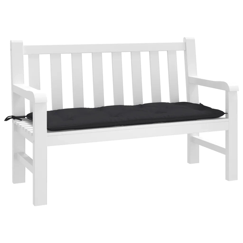 Cuscino per Panca | Cuscini per sedie Nero 120x50x7 cm in Tessuto Oxford