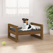Cuccia per Cani ambra 55,5x45,5x28 cm Legno Massello di Pino 821470