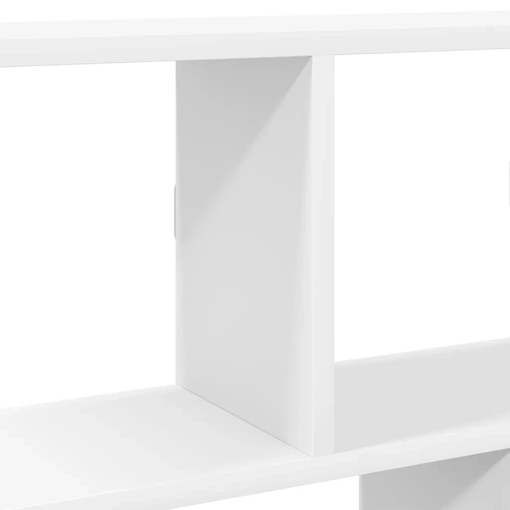 Mensola a Cubo da Parete 12 Scomparti Bianca in Truciolato 860013
