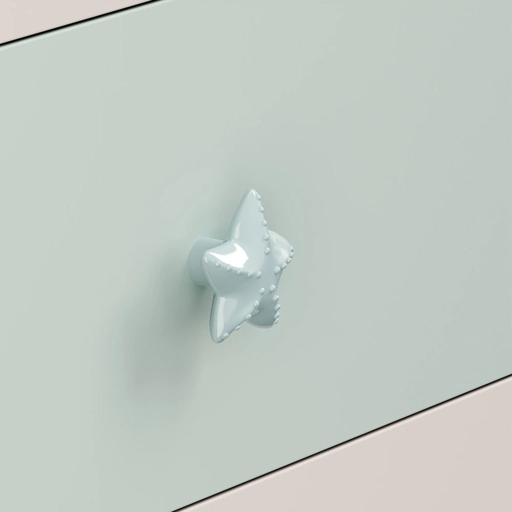 Cassettiera pratico mobile contenitore per ingresso soggiorno cameretta 62 x 38 x 30 cm bianco verde menta 03_0009311