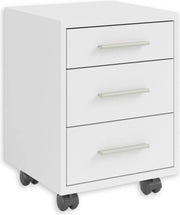 Contenitore per ufficio in legno - cassettiera per ufficio mobile - set di mobili per ufficio moderno - 40 x 56 x 40 cm (A-L-P) Blocco di carico