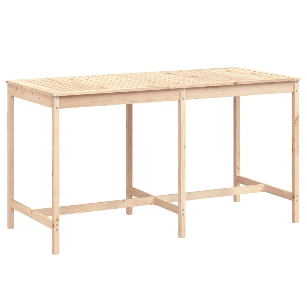 Tavolo da Giardino 203,5x90x110 cm in Legno Massello di Pino 824102